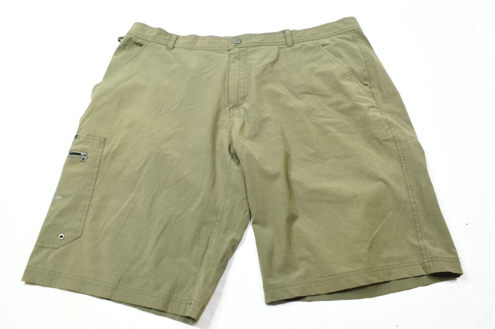 Grundens Cargo Fishing Shorts Mens 40 Green Stretch Regular Fit Outdoors